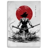 obraz-na-plotnie-son-goku-w-czasie-walki-40x60-sposob-wykonania-druk-cyfrowy