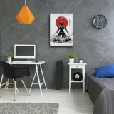 obraz-na-plotnie-samuraj-w-czasie-walki-60x90-stan-nowy