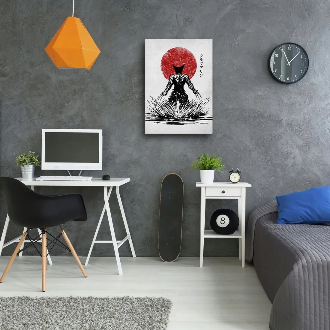 obraz-na-plotnie-samuraj-w-czasie-walki-60x90