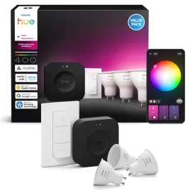 3x-zarowka-led-gu10-4-2w-400lm-rgb-smart-bridge-pro-pilot-philips-hue