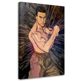 obraz-na-plotnie-jean-claude-van-damme-70x100