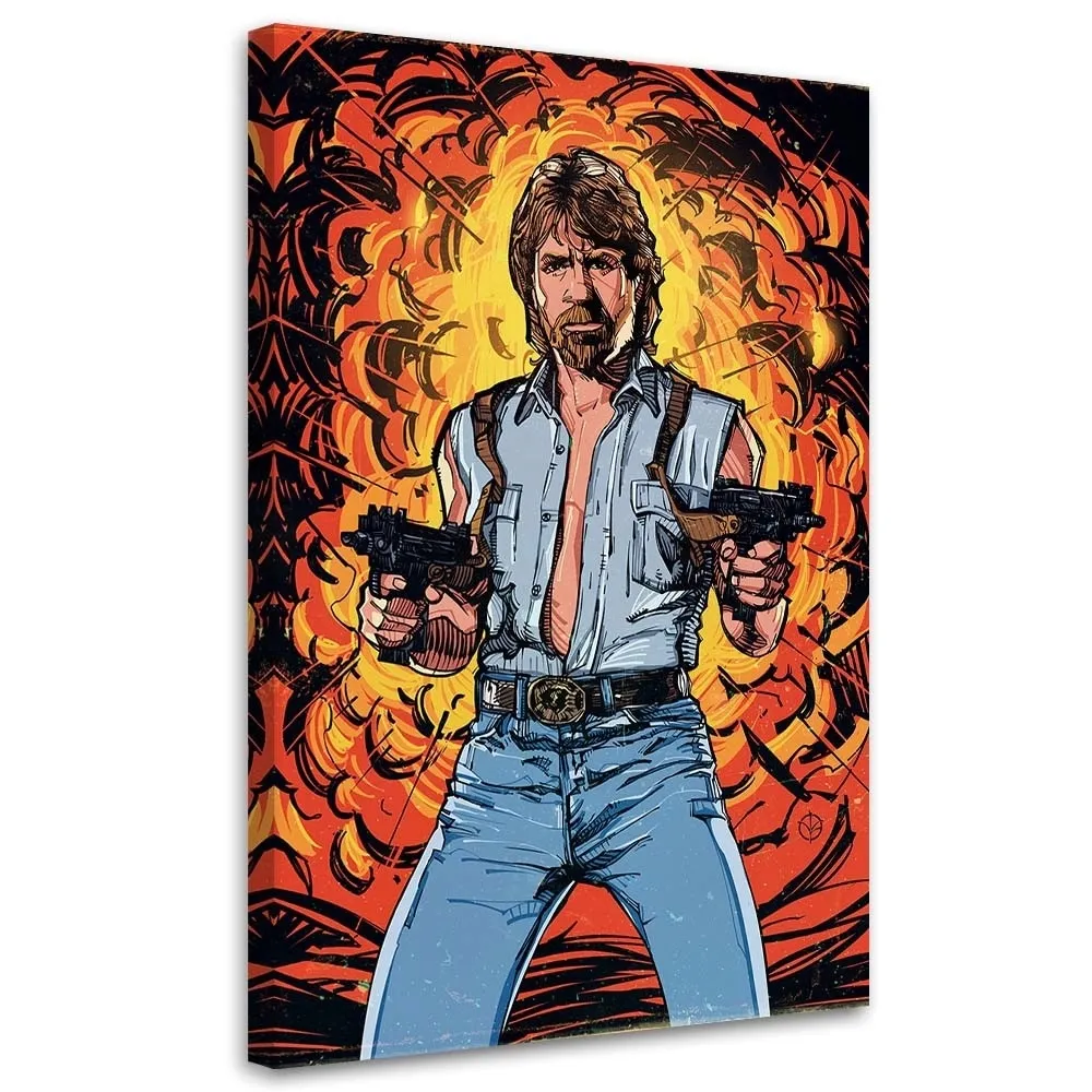 obraz-na-plotnie-chuck-norris-40x60