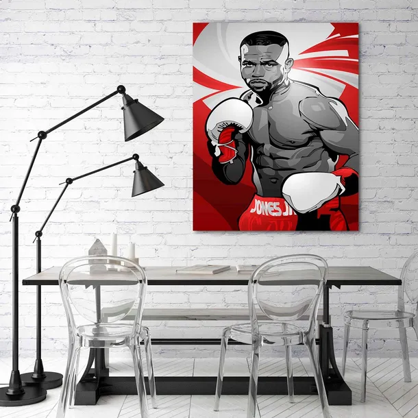 obraz-na-plotnie-roy-jones-jr-80x120-stan-nowy