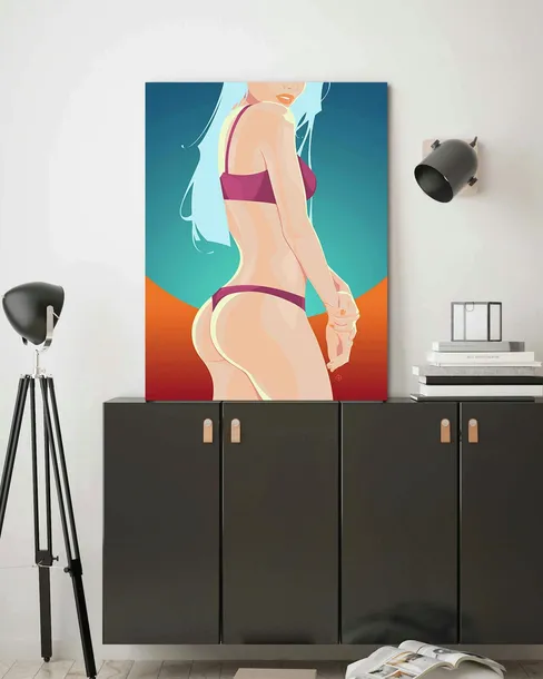 obraz-na-plotnie-kobieca-figura-40x60-stan-nowy