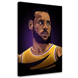obraz-na-plotnie-lebron-james-40x60