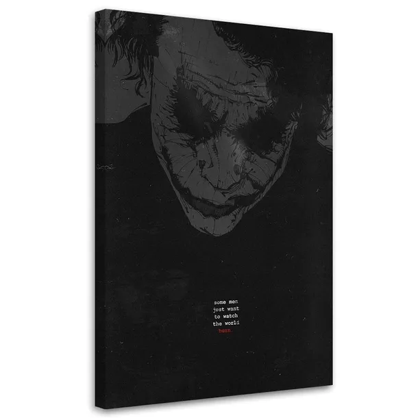 obraz-na-plotnie-joker-bandw-40x60