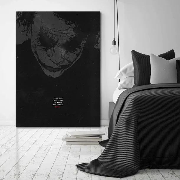 obraz-na-plotnie-joker-bandw-40x60-stan-nowy