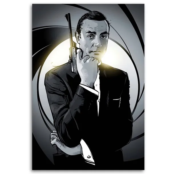 obraz-na-plotnie-james-bond-70x100-sposob-wykonania-druk-cyfrowy