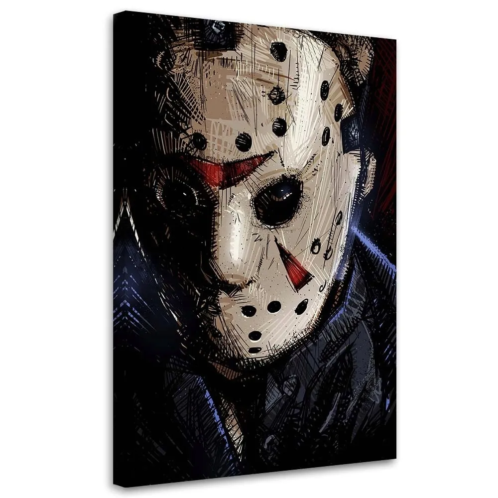 obraz-na-plotnie-jason-voorhees-40x60