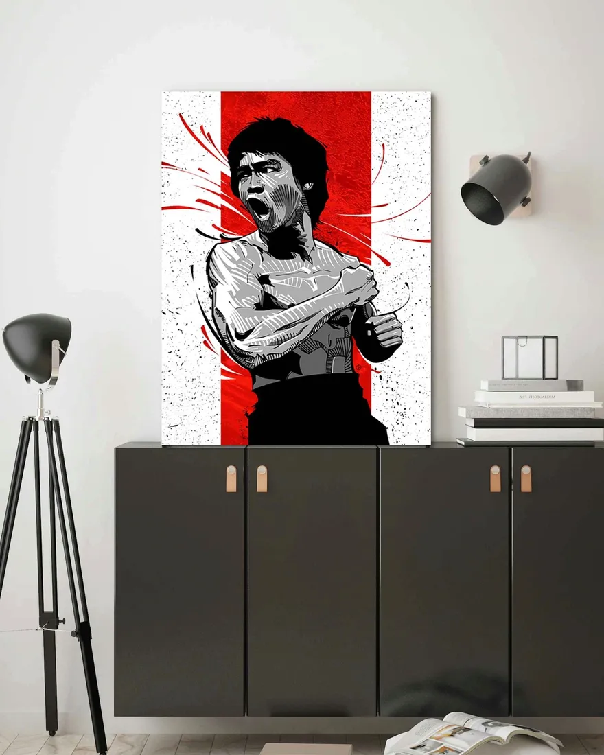 obraz-na-plotnie-bruce-lee-40x60