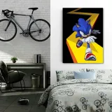 obraz-na-plotnie-sonic-80x120-stan-nowy