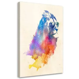 obraz-na-plotnie-lew-w-okularach-40x60