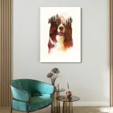 obraz-na-plotnie-pies-w-nocy-60x90-stan-nowy