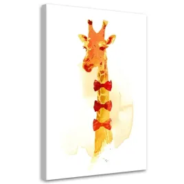 obraz-na-plotnie-elegancka-zyrafa-80x120