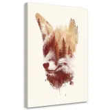 obraz-na-plotnie-lisie-lustro-40x60