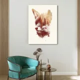 obraz-na-plotnie-lisie-lustro-40x60-stan-nowy