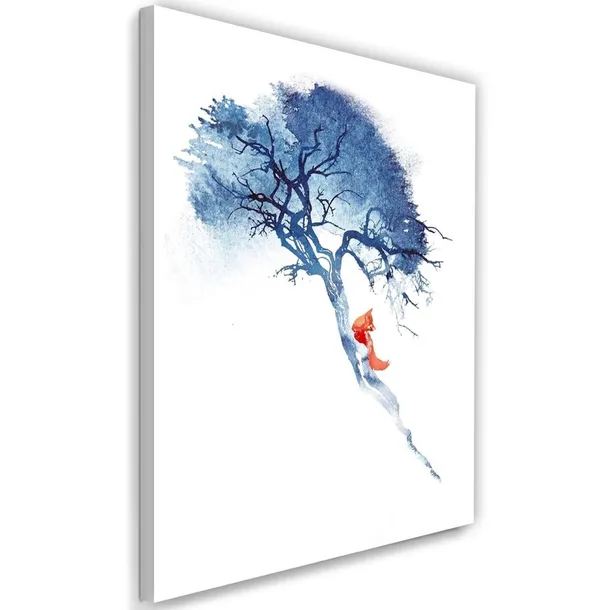 obraz-na-plotnie-maly-fioletowy-lis-40x60-material-ramy-nie-dotyczy