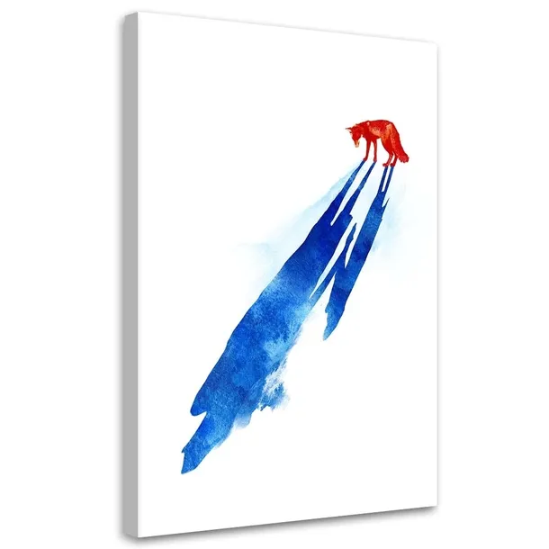 obraz-na-plotnie-niebieski-lisi-cien-40x60