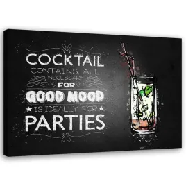 obraz-na-plotnie-canvas-drink-mint-julep-60x40