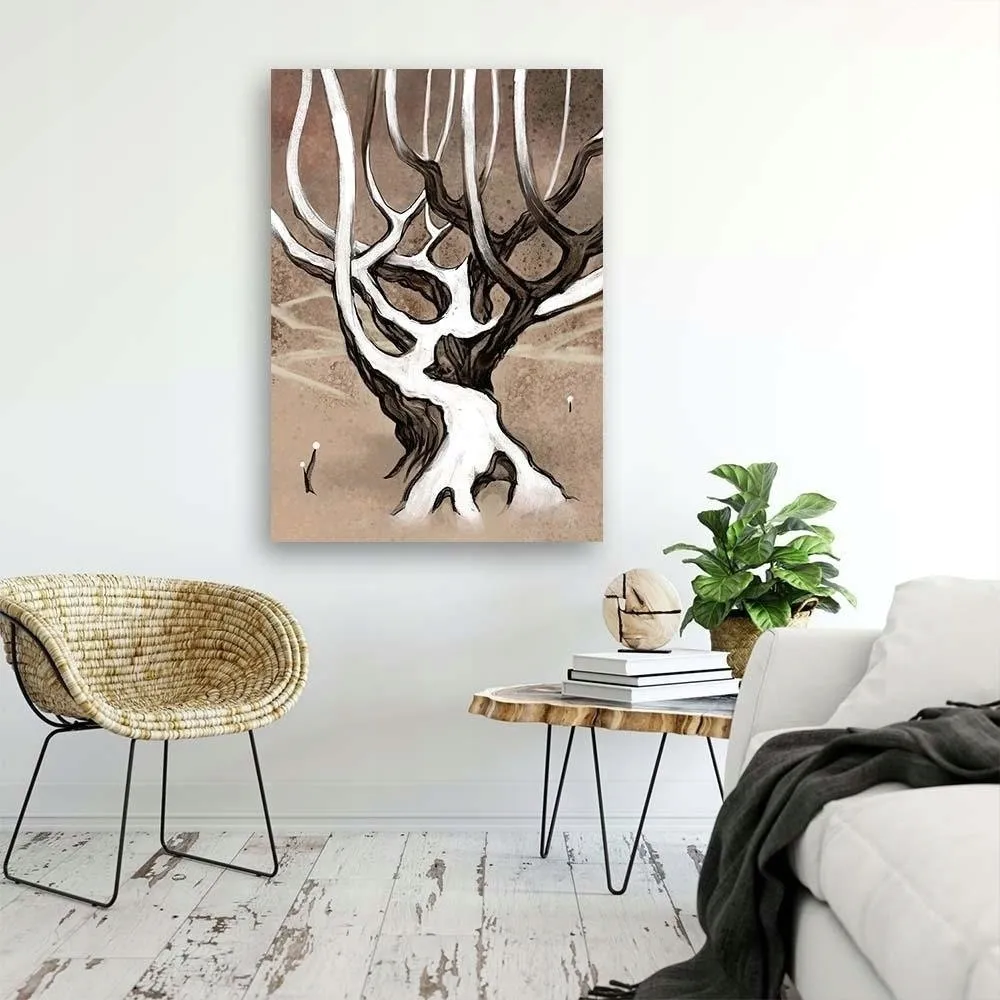 obraz-na-plotnie-abstrakcja-drzewo-40x60