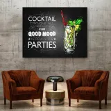 obraz-na-plotnie-canvas-napoj-drink-mohito-90x60-stan-nowy