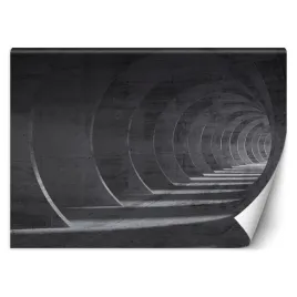 fototapeta-tunel-szary-3d-kanal-swiatlo-450x315