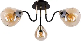 lampa-sufitowa-czarna-loft-potrojna-klosz-dymiony
