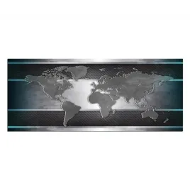 obraz-na-plotnie-panorama-szara-mapa-swiata-150x60