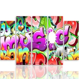 obraz-foto-5-czesci-owy-plotnie-graffiti-300x140