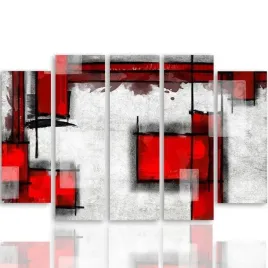 obraz-foto-5-czesci-owy-plotnie-abstrakcja-300x140