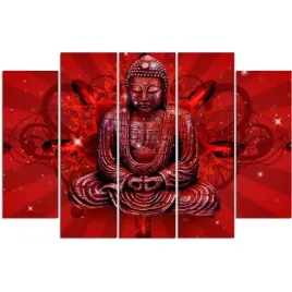 obraz-foto-5-czesci-owy-na-plotnie-budda-300x140
