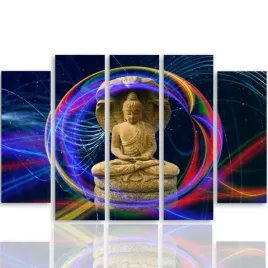 obraz-foto-5-czesci-owy-na-plotnie-budda-300x140