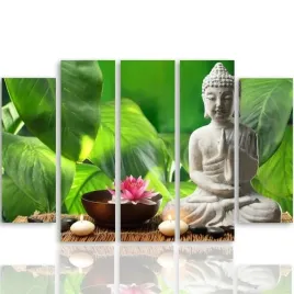 obraz-foto-5-czesci-owy-na-plotnie-budda-300x140