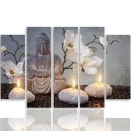 obraz-foto-5-czesci-owy-na-plotnie-budda-300x140