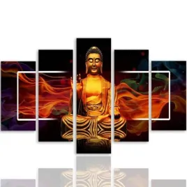 obraz-foto-5-czesci-owy-na-plotnie-budda-300x140