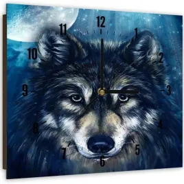 nowoczesny-drewniany-zegar-scienny-z-obrazem-50x50