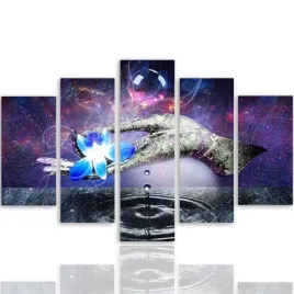 nowoczesny-obraz-5-czesci-canvas-kwiat-na-dloni-300x140