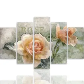 nowoczesny-obraz-5-czesci-canvas-herbaciane-roze-300x140