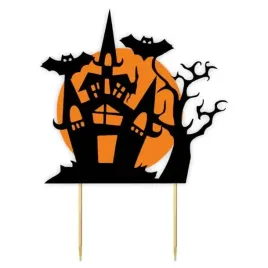 topper-papierowy-halloween-zamek-czarny-i-oranz-15x20-cm