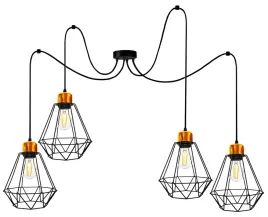 lampa-wiszaca-sufitowa-loft-4x-czarny-klosz-e27