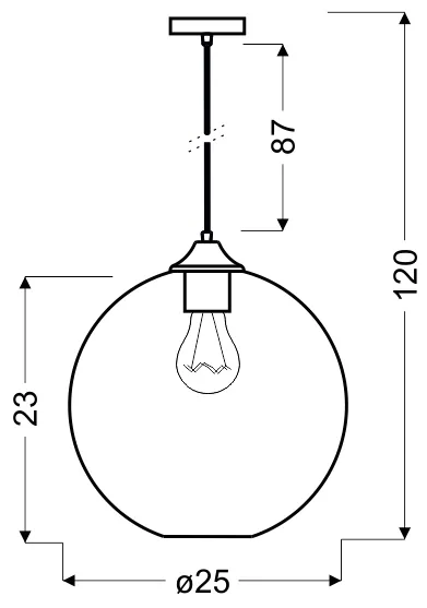 lampa-wiszaca-loft-sufitowa-szklany-klosz-kula-60w