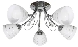 lampa-sufitowa-z-krysztalkami-5x-szklany-klosz-40w