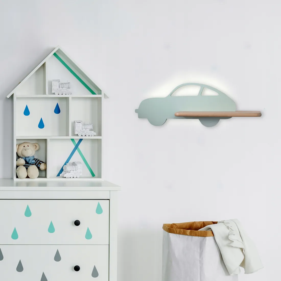 kinkiet-scienny-lampa-led-z-polka-poleczka-dziecieca-samochod-4000k-mietowa