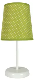 lampa-stolowa-stojaca-w-kropki-zielona-40w-e14
