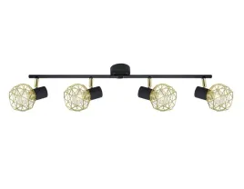lampa-sufitowa-listwa-czarna-zlota-4x40w-loft