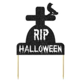 topper-papierowy-halloween-nagrobek-czarny-brokat-14x22-cm