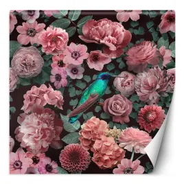 fototapeta-kwiaty-roze-rozowe-ptak-natura-andrea-haase-300x300