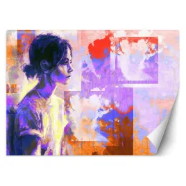 fototapeta-portret-kobiety-w-fiolecie-350x245