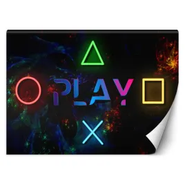 fototapeta-napis-play-i-przyciski-do-kontrolera-200x140