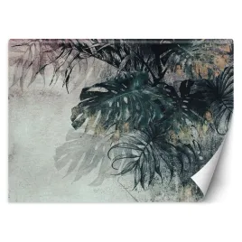 fototapeta-monstera-liscie-zielen-zloto-450x315